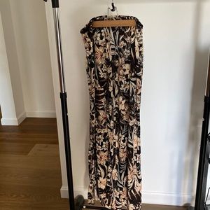 Hurley Side split beach pants Hawaiiana print NWT